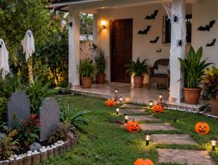 Decoração de Halloween para Jardim da Casa