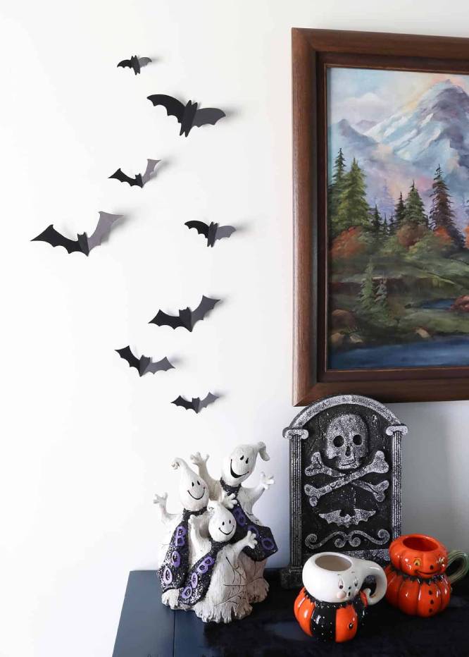 Decoração com Morcegos para Halloween