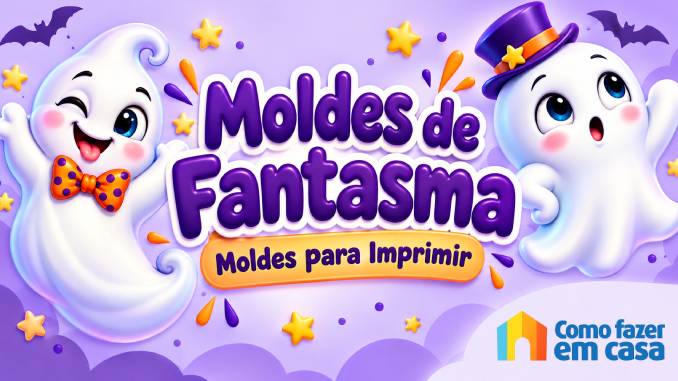 Moldes de Fantasmas para Imprimir